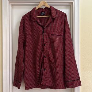 Hanes plaid top